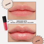 Before and After Using The Maarg Lip Plumper