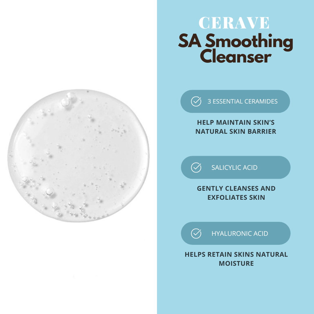 What is CeraVe SA Smoothing Cleanser made up of