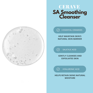 What is CeraVe SA Smoothing Cleanser made up of