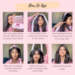How to Use Princess Heatless Hair Curler