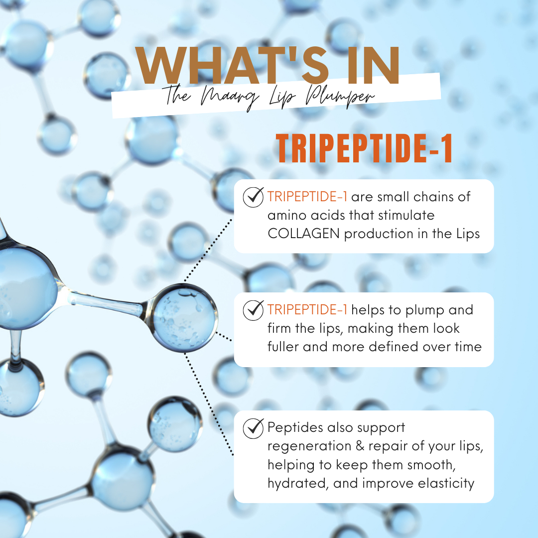 TRIPEPTIDE in THE MAARG LIP GLOSS