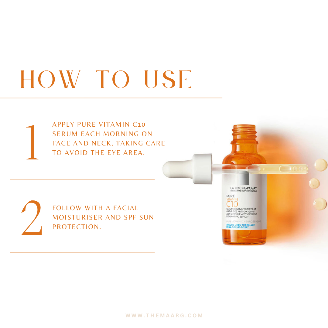 la roche-posay pure Vitamin C How to Use