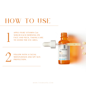 la roche-posay pure Vitamin C How to Use